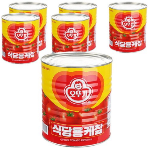 오뚜기 식당용 케찹 캔 3.3kg (6개)_이미지