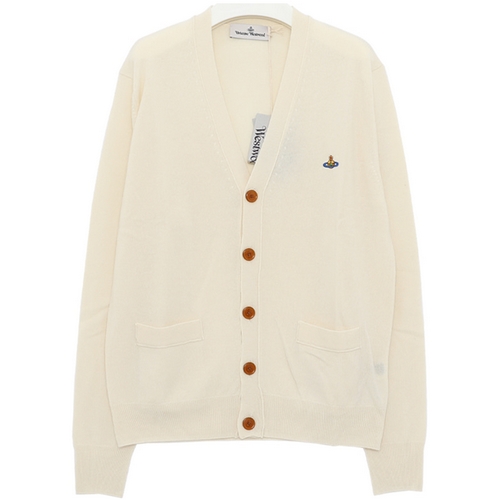 비비안웨스트우드 ORB 로고 가디건 2701000I Y000S (C401, 내추럴)_이미지