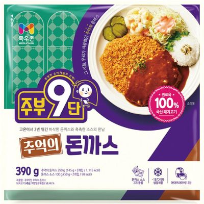 목우촌 주부9단 추억의 돈까스 390g (1개)_이미지