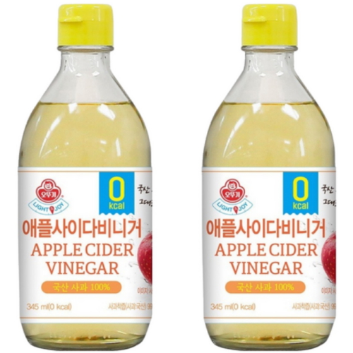 LIGHT&JOY 애플사이다비니거 345ml (2개)_이미지