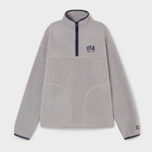 후아유 남녀공용 USA Fleece Half Zip-up WHMAG2291U_이미지