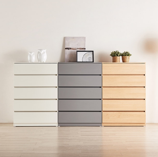 동서가구 몬티아 광폭 속 깊은 5단 서랍장 800_이미지