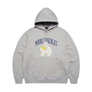 ������ǰ MARK GONZALES ��ũ���߷��� �ĵ�Ƽ DOLL GRAPHIC HOODIE M/GREY 281816