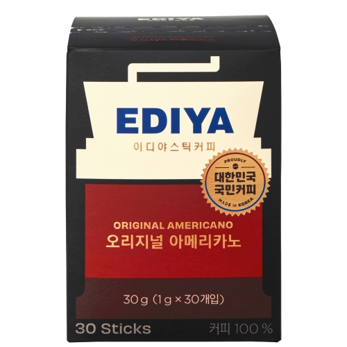 이디야 오리지널 아메리카노 원두커피스틱 1g 30개입 (1개)_이미지