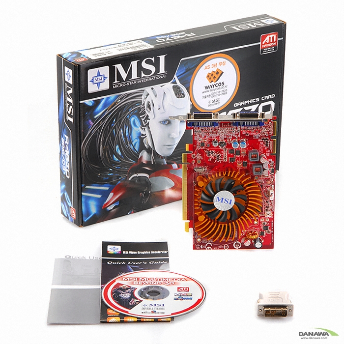 MSI �󵥿� HD 4670 R4670-2D1GD3 1GB