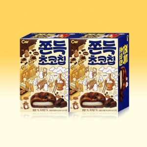 너만아는과자점 CW 청우 쫀득 초코칩 90g 5개입 x 2곽 쿠키