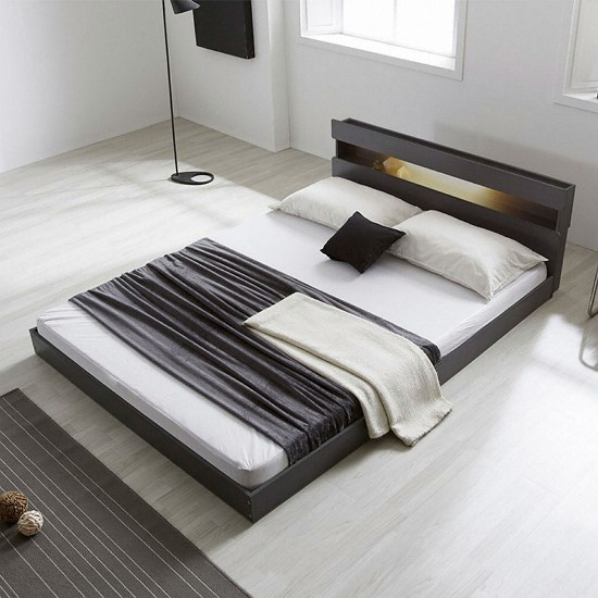 파로마 캐슬 저상형 LED침대 Q (본넬스프링)