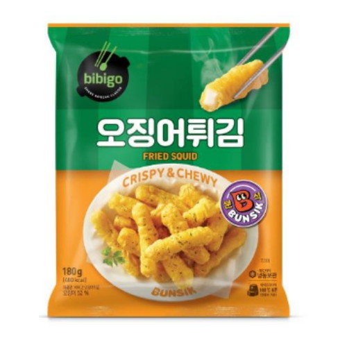 CJ제일제당 비비고 오징어튀김 180g (4개)