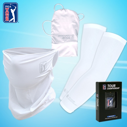 PGA TOUR 골프 자외선 차단 3종세트 마스크+팔토시+손등토시