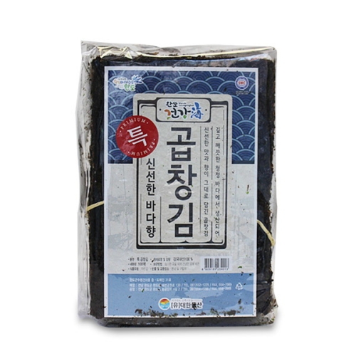 하늘뜰 특품 완도 곱창김 50매_이미지