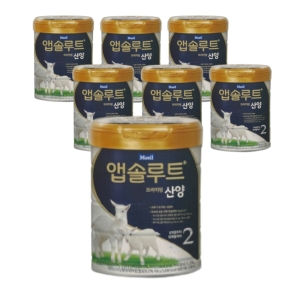 매일유업 앱솔루트 프리미엄 산양 2단계 750g (6개)_이미지