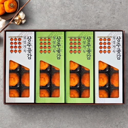 푸른들 정성가득 상주곶감 반건시 선물세트 40개입 2kg (1개)