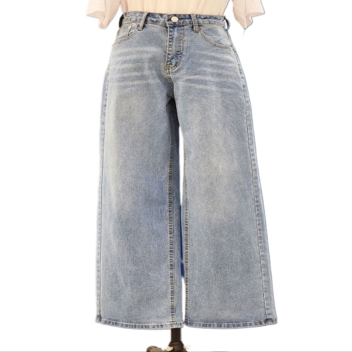 나인스텝 워싱 일자 청바지 N25DM5112