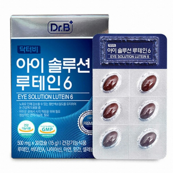 닥터비 아이 솔루션 루테인6 30캡슐 (3개)_이미지