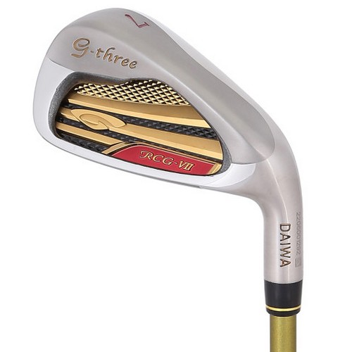 글로브라이드 g-three다이와 로얄 콤프 골드 VII (RCG-VII) 여성용 아이언 카본 (정품 7개)_이미지