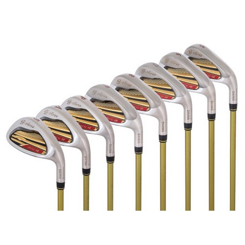글로브라이드 g-three다이와 로얄 콤프 골드 VII (RCG-VII) 여성용 아이언 카본 (정품 7개)_이미지