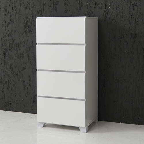 퍼스웰 뉴 엘라 하이그로시 UV코팅 4단 서랍장 500