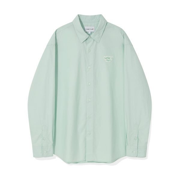 비케이브 와키윌리 WACKY WILLY 와펜 긴팔 셔츠 민트 WA2300SH01MI 128366