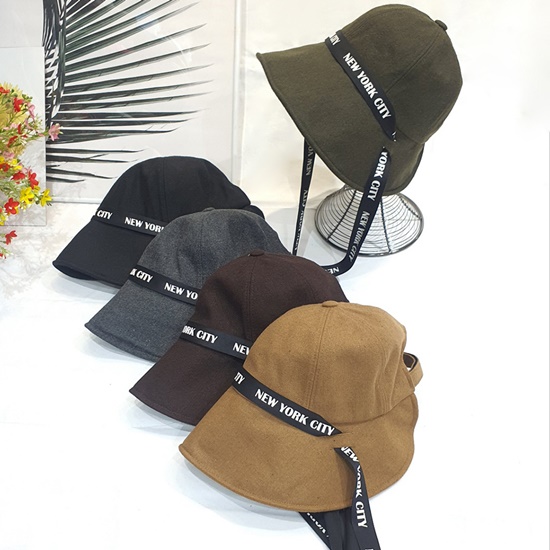 와이어 레터링 리본 보닛햇 벙거지 SMACC046