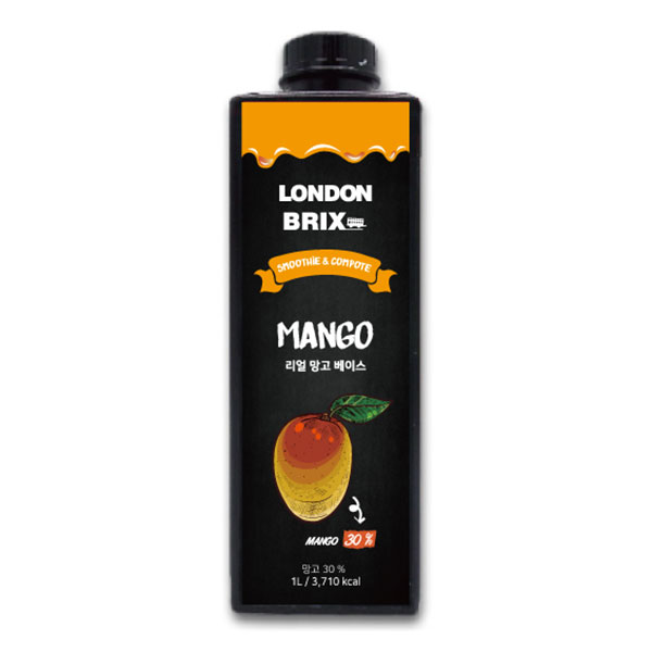 런던브릭스 리얼 망고 베이스 1L (6개)_이미지
