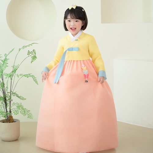 한예빔 HB70003 봄꽃초롱 여아한복 아동한복_이미지