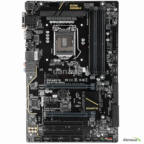 GIGABYTE GA-H170-HD3 듀러블에디션 피씨디렉트_이미지
