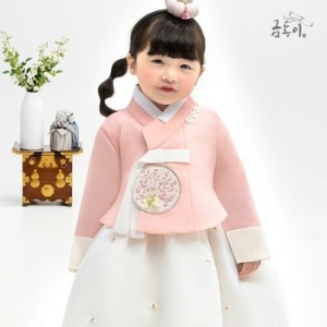 한복 AW189 여데이지꽃당의 아동한복 여아한복
