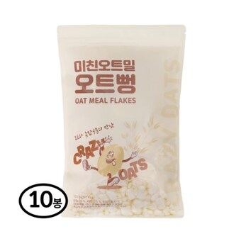 그리심 미친<b>오트밀</b> 오트뻥 -국산 귀리 현미 무설탕 뻥튀기 과자 간식 100g