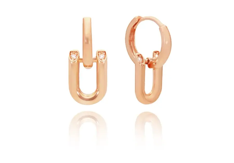 미니골드 14k18k 솔레아 큐 원터치 귀걸이 MES11328