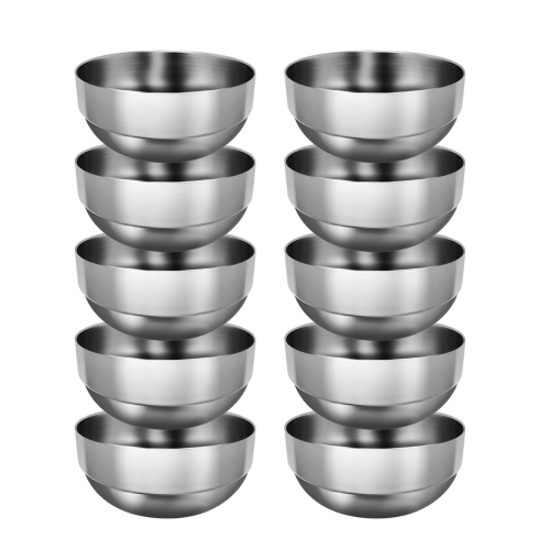 이딜리 스텐 이중 국그릇 14 5.5cm 10개