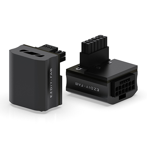 EZDIY-FAB 12VHPWR RVS 90도 어댑터 (블랙)_이미지