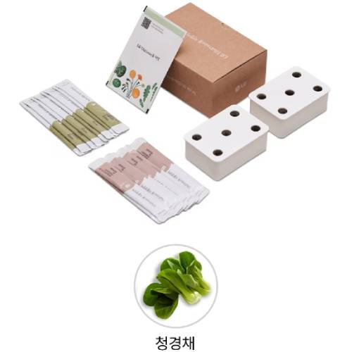 LG전자 틔운 미니 씨앗키트 패키지 청경채