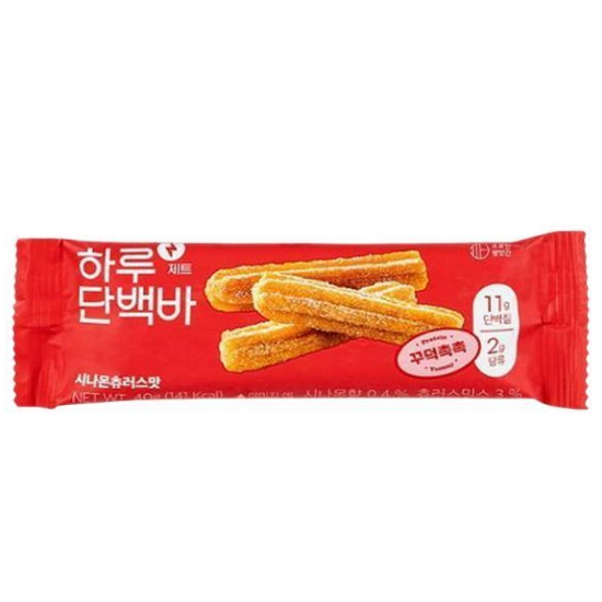 프로틴방앗간 하루단백바 제트 시나몬츄러스맛 40g (24개)_이미지