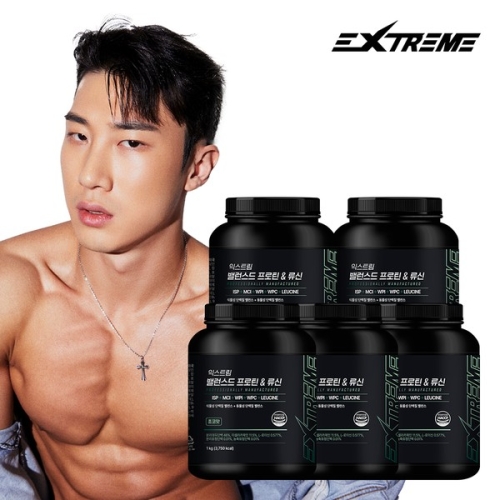 익스트림 밸런스드 프로틴&류신 초코맛 1kg (5개)