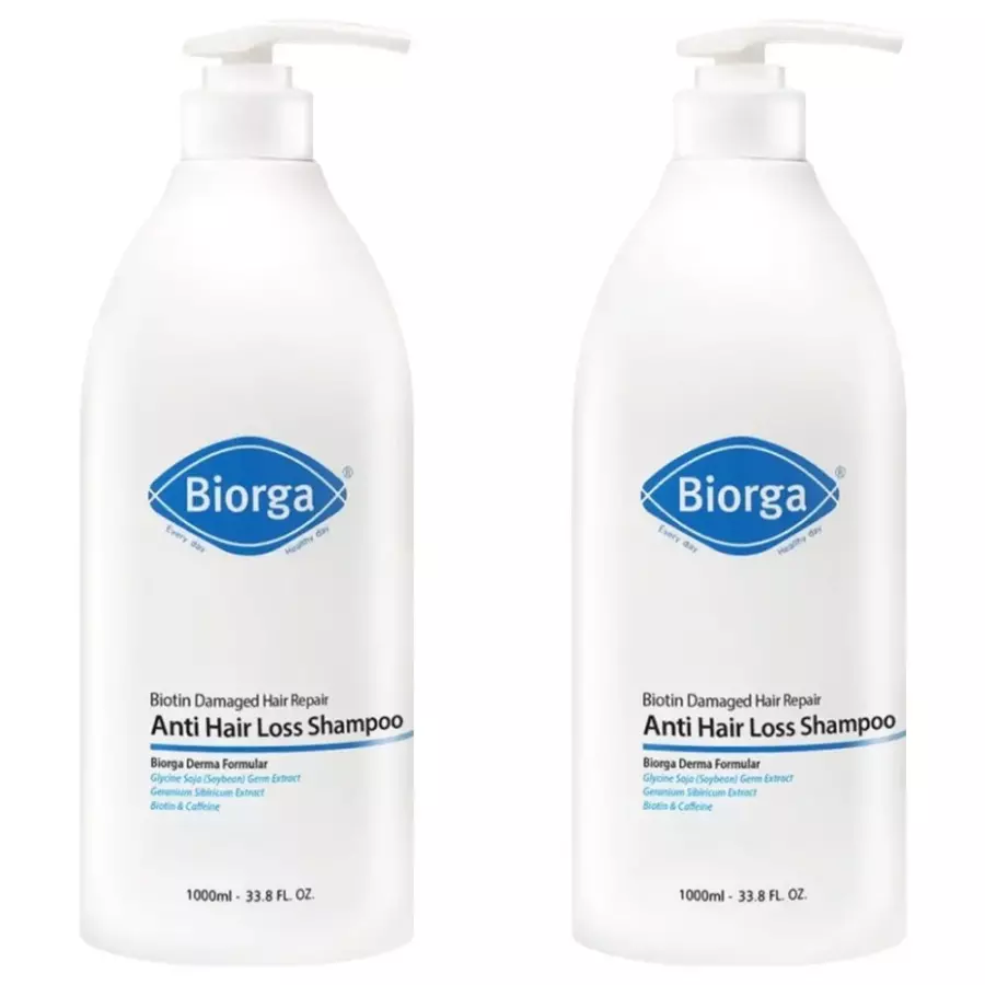 바이오가 바이오틴 손상모발개선 탈모완화 샴푸 1000ml (2개)_이미지