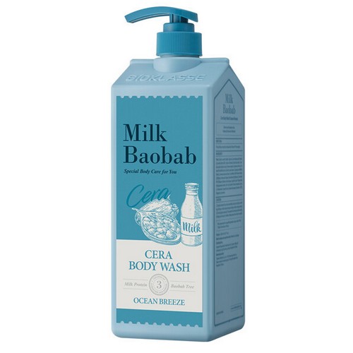 밀크바오밥 세라 바디워시 오션브리즈 1200ml (2개)_이미지