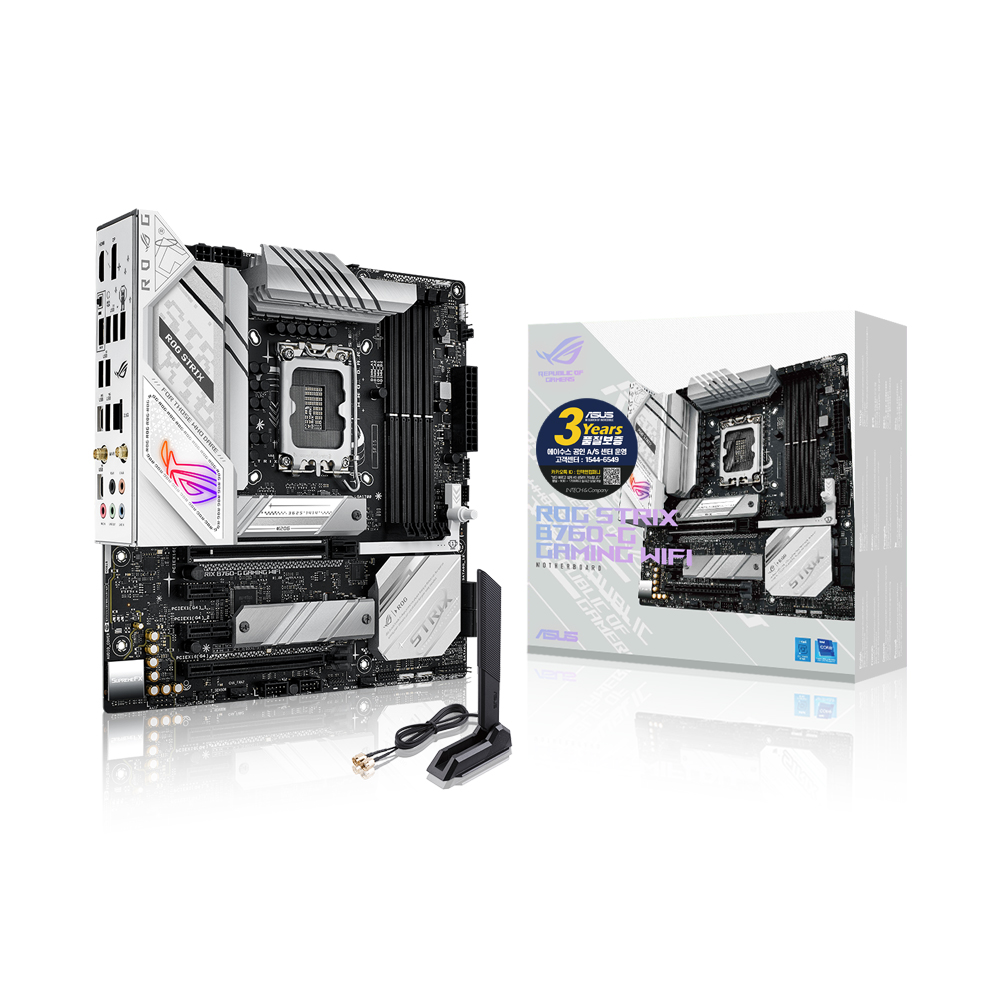 ASUS ROG STRIX B760-G GAMING WIFI 인텍앤컴퍼니이미지입니다. 누르면 해당 게시물로 새창이동합니다.
