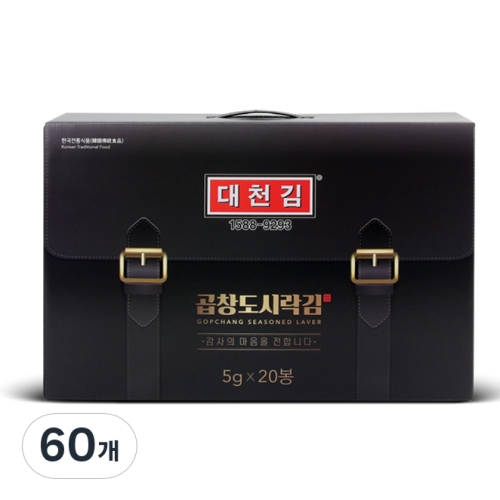 대천김 곱창 도시락김 5g (60개)_이미지