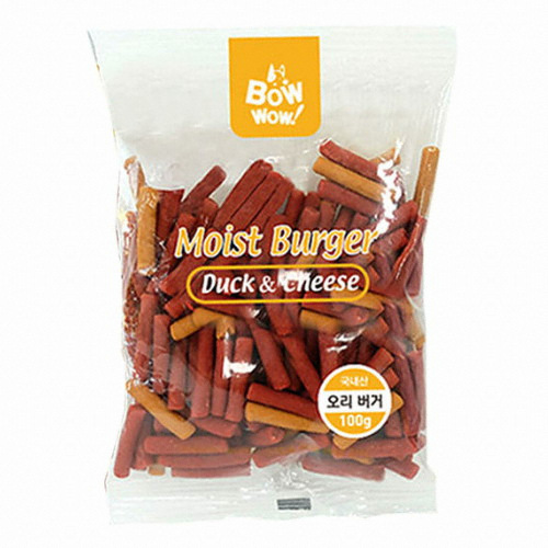 바우와우 모이스트 오리버거 100g (20개)_이미지