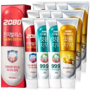 진지발리스 오리지날 120g x 3개+ 허벌민트 120g x 3개+ 프로폴리스 120g x 3개