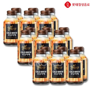 롯데칠성음료 칸타타 콜드브루 흑당라떼 275ml (18개)
