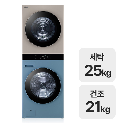 LG전자 트롬 오브제컬렉션 워시타워 WL21NRZU_이미지