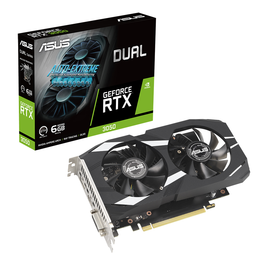ASUS DUAL 지포스 RTX 3050 D6 6GB 인텍앤컴퍼니_이미지