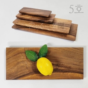 아카시아 통나무 스시도마 5호 33x14 플레이팅 회 초밥 육회접시 일식집