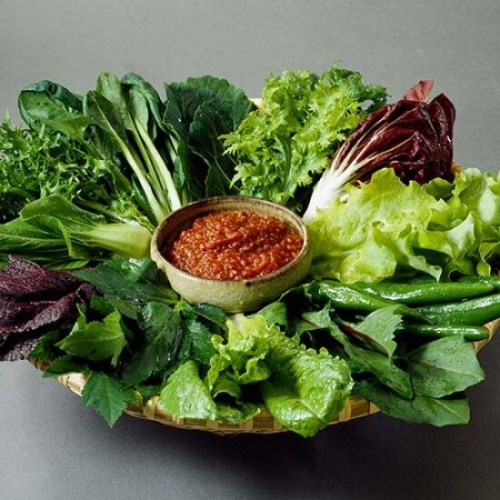 파인밀 당일수확 모듬 쌈채소 1kg (1개)