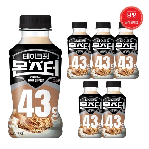 남양유업 테이크핏 몬스터 고소한 맛 350ml (6개)_이미지
