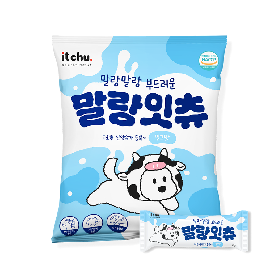 핏펫 말랑잇츄 밀크맛 540g (12g x 45p)