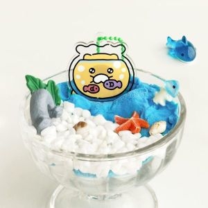 카카오프렌즈 춘식이 오디너리 아크릴 키링 관찰시간 / nx5858