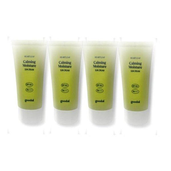 구달 맑은 어성초 진정 수분 선크림 50ml (4개)