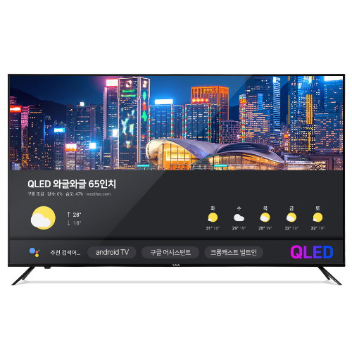 와사비망고 WM 650 QLED UHD 스마트TV AI 와글와글 (스탠드)_이미지